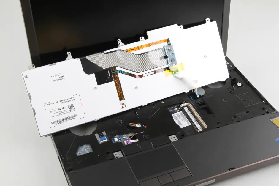 Disconnect the keyboard cable